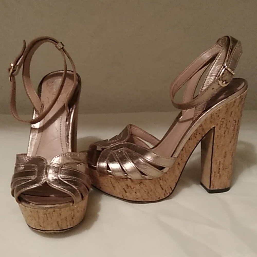 Gold heels